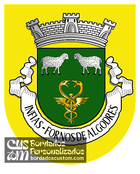 Emblema Bordado Freguesia de Infias (Fornos de Algodres, Guarda)