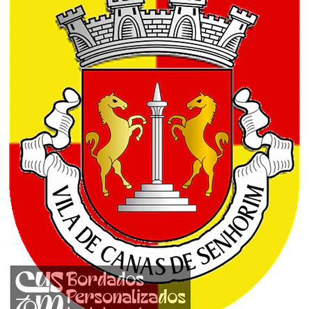 Emblema Bordado Freguesia de Canas de Senhorim (Nelas, Viseu) 1