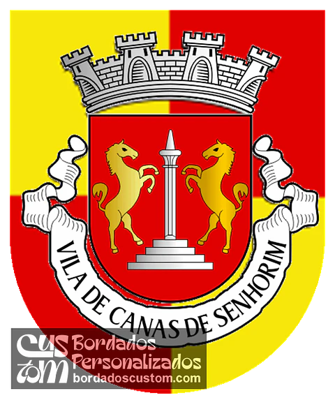 Emblema Bordado Freguesia de Canas de Senhorim (Nelas, Viseu)