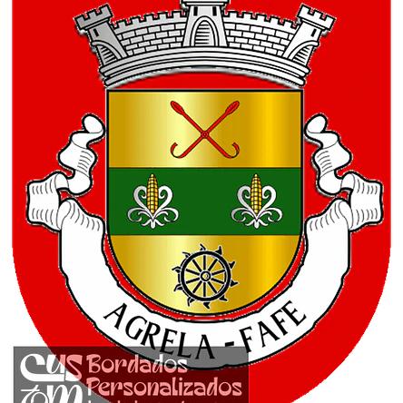 Emblema Bordado Antiga Freguesia de Agrela (Fafe, Braga) 1