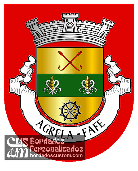 Emblema Bordado Antiga Freguesia de Agrela (Fafe, Braga)