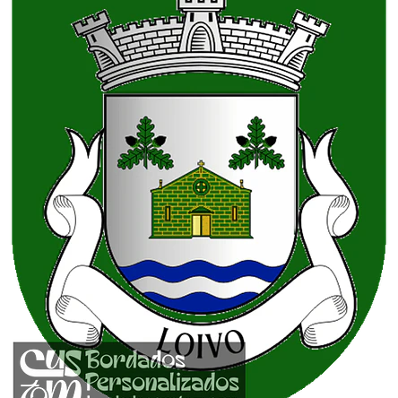 Emblema Bordado Freguesia de Loivo (Vila Nova de Cerveira, Viana do Castelo) 1