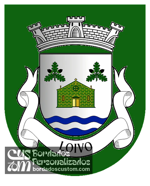 Emblema Bordado Freguesia de Loivo (Vila Nova de Cerveira, Viana do Castelo)