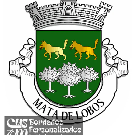 Emblema Bordado Freguesia de Mata de Lobos (Figueira de Castelo Rodrigo, Guarda) 1