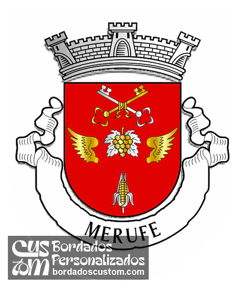 Emblema Bordado Freguesia de Merufe (Monção, Viana do Castelo)