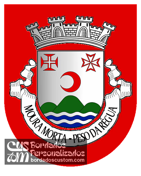 Emblema Bordado Antiga Freguesia de Moura Morta (Peso da Régua, Vila Real)