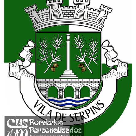 Emblema Bordado Freguesia de Serpins (Lousã, Coimbra) 1