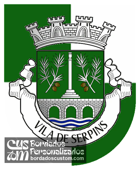 Emblema Bordado Freguesia de Serpins (Lousã, Coimbra)