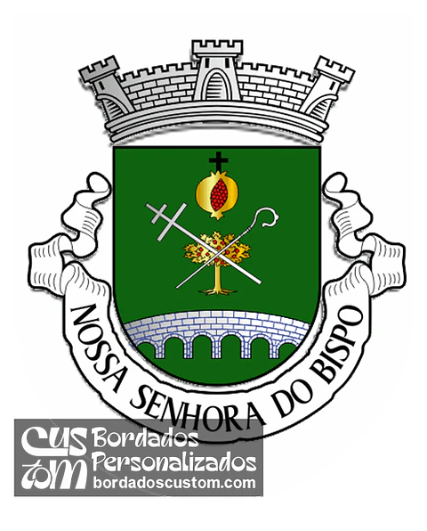 Emblema Bordado Antiga Freguesia de Nossa Senhora do Bispo (Montemor-o-Novo, Évora)