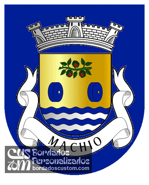 Emblema Bordado Antiga Freguesia de Machio (Pampilhosa da Serra, Coimbra)