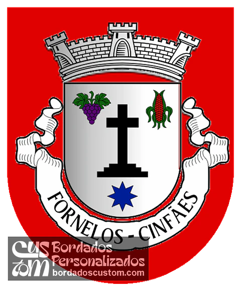 Emblema Bordado Freguesia de Fornelos (Cinfães, Viseu)