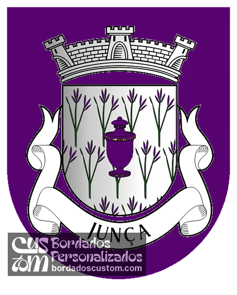 Emblema Bordado Antiga Freguesia de Junça (Almeida, Guarda)