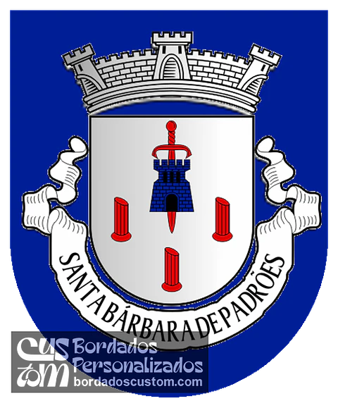 Emblema Bordado Freguesia de Santa Bárbara de Padrões (Castro Verde, Beja)