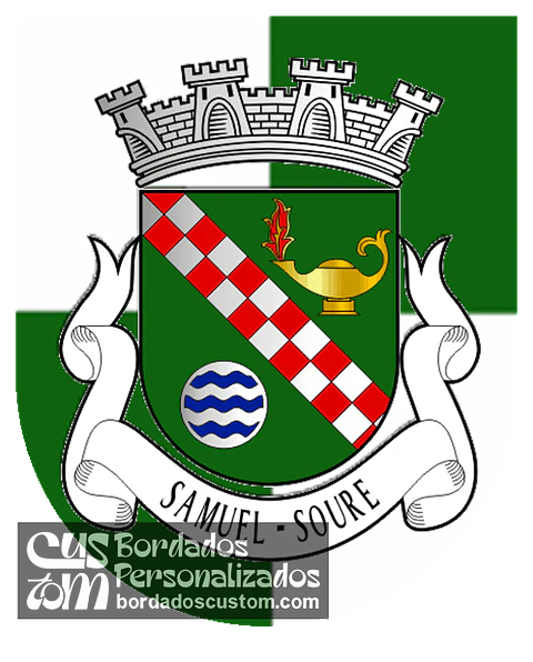 Emblema Bordado Freguesia de Samuel (Soure, Coimbra)