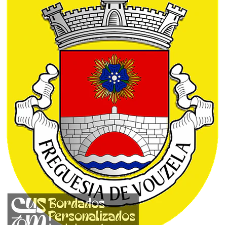 Emblema Bordado Antiga Freguesia de Vouzela (Vouzela, Viseu) 1