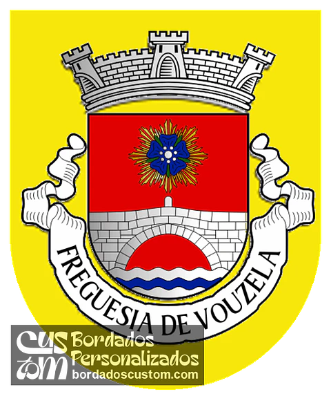 Emblema Bordado Antiga Freguesia de Vouzela (Vouzela, Viseu)