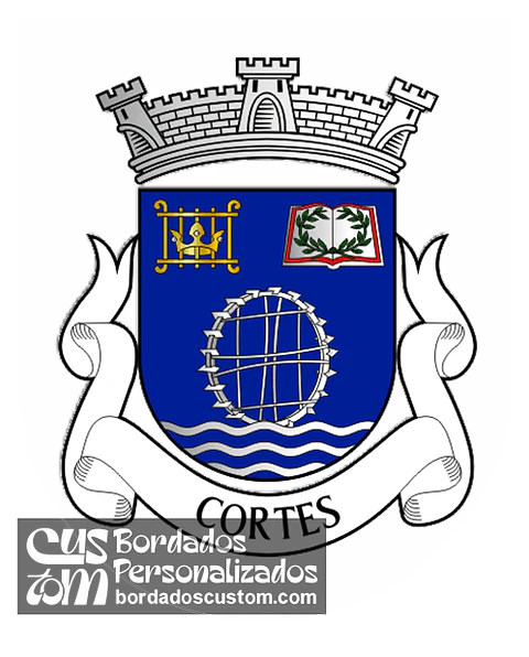 Emblema Bordado Antiga Freguesia de Cortes (Leiria, Leiria)