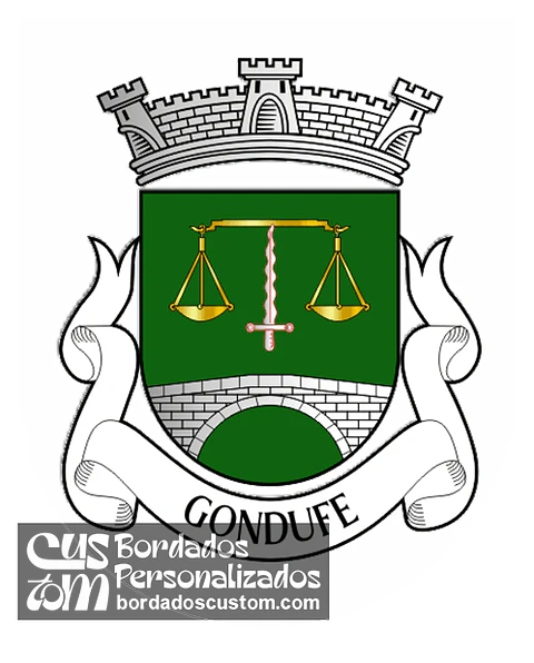 Emblema Bordado Freguesia de Gondufe (Ponte de Lima, Viana do Castelo)