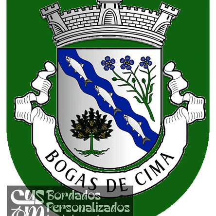 Emblema Bordado Freguesia de Bogas de Cima (Fundão, Castelo Branco) 1