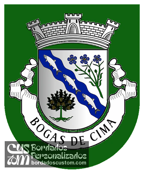 Emblema Bordado Freguesia de Bogas de Cima (Fundão, Castelo Branco)
