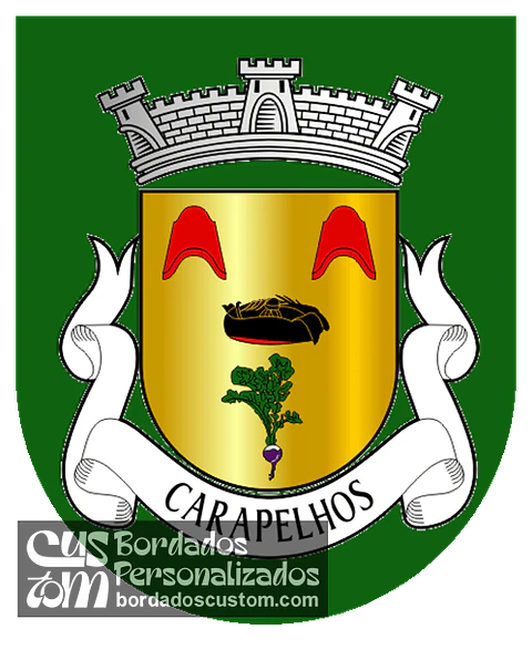 Emblema Bordado Freguesia de Carapelhos (Mira, Coimbra)