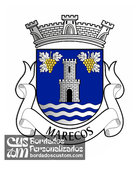 Emblema Bordado Antiga Freguesia de Marecos (Penafiel, Porto)