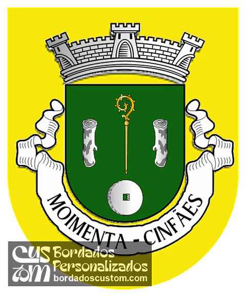 Emblema Bordado Freguesia de Moimenta (Cinfães, Viseu)