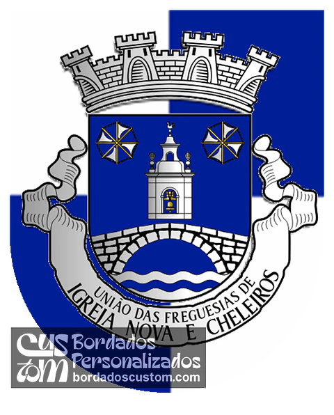 Emblema Bordado Freguesia de Igreja Nova e Cheleiros (Mafra, Lisboa)