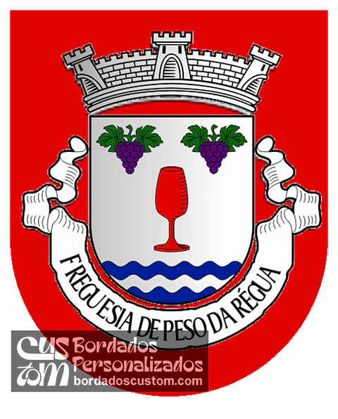 Emblema Bordado Antiga Freguesia de Peso da Régua (Peso da Régua, Vila Real)