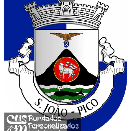 Emblema Bordado Freguesia de São João (Lajes do Pico, Açores) 1