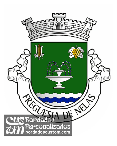 Emblema Bordado Freguesia de Nelas (Nelas, Viseu)