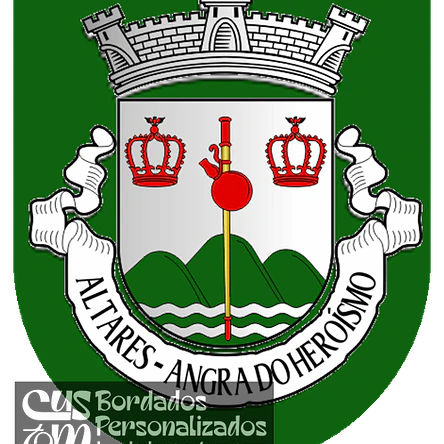 Emblema Bordado Freguesia de Altares (Angra do Heroísmo, Açores) 1