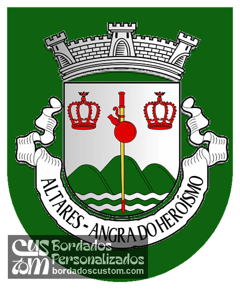 Emblema Bordado Freguesia de Altares (Angra do Heroísmo, Açores)