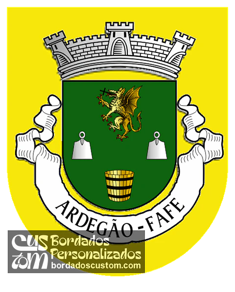 Emblema Bordado Antiga Freguesia de Ardegão (Fafe, Braga)