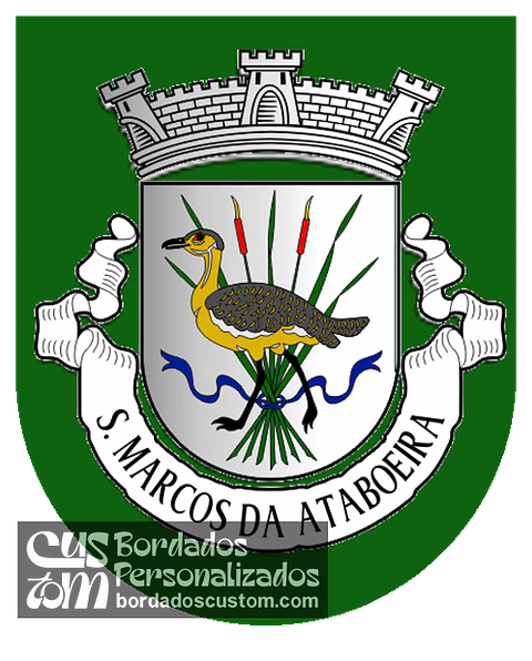 Emblema Bordado Freguesia de São Marcos da Ataboeira (Castro Verde, Beja)