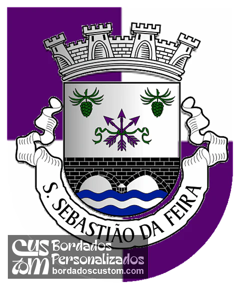 Emblema Bordado Antiga Freguesia de São Sebastião da Feira (Oliveira do Hospital, Coimbra)