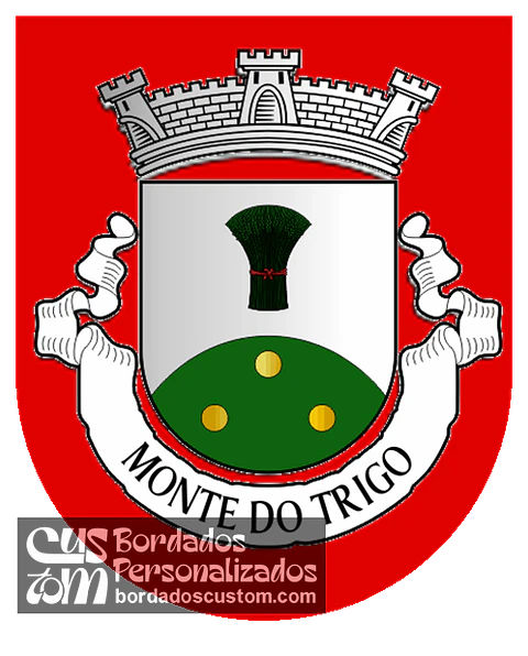 Emblema Bordado Freguesia de Monte do Trigo (Portel, Évora)