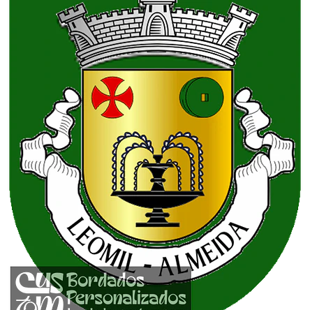 Emblema Bordado Antiga Freguesia de Leomil (Almeida, Guarda) 1