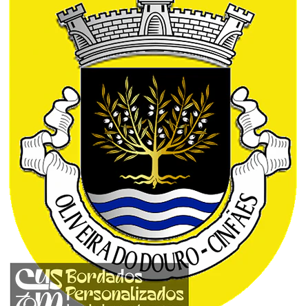 Emblema Bordado Freguesia de Oliveira do Douro (Cinfães, Viseu) 1