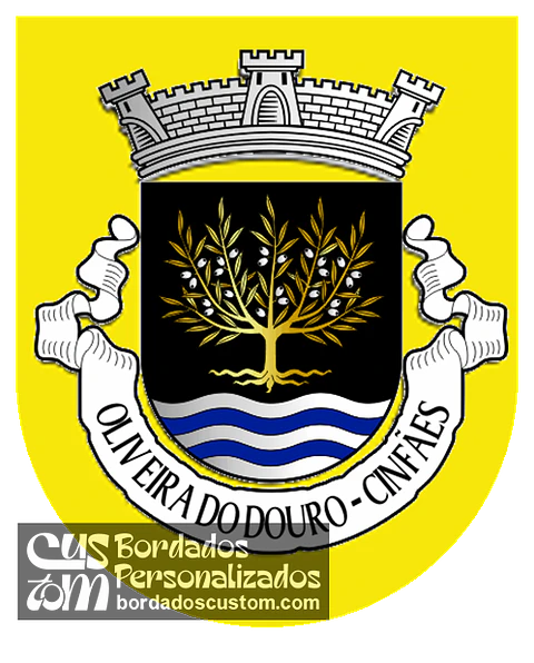 Emblema Bordado Freguesia de Oliveira do Douro (Cinfães, Viseu)