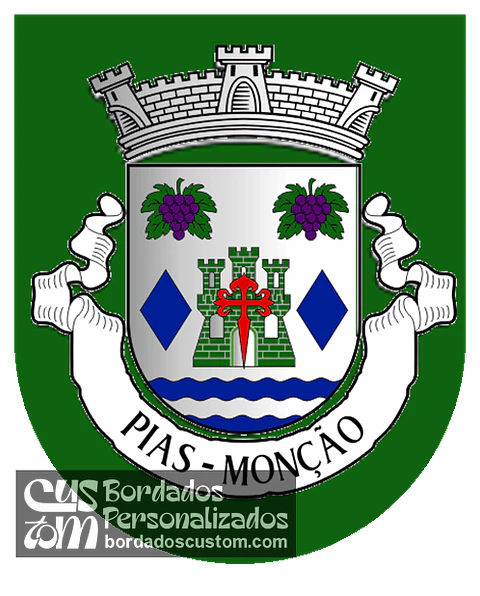 Emblema Bordado Freguesia de Pias (Monção, Viana do Castelo)