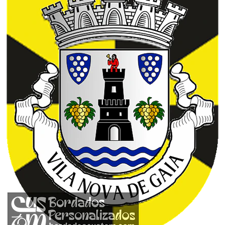 Emblema Bordado Município de Vila Nova de Gaia (Porto) 1