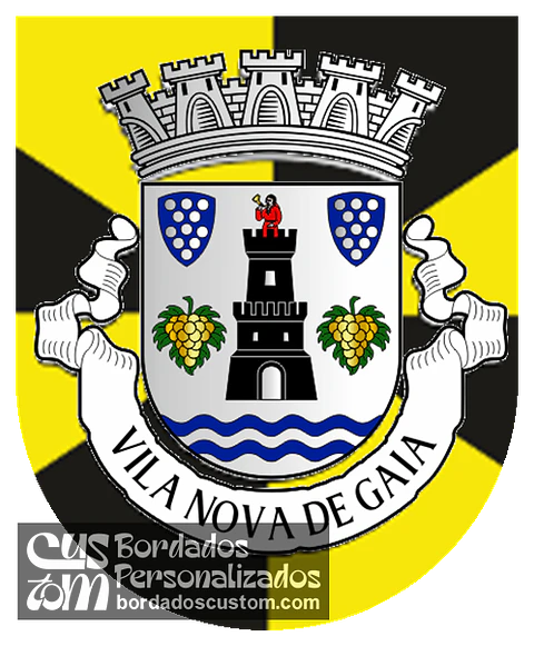 Emblema Bordado Município de Vila Nova de Gaia (Porto)