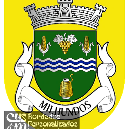 Emblema Bordado Antiga Freguesia de Milhundos (Penafiel, Porto) 1