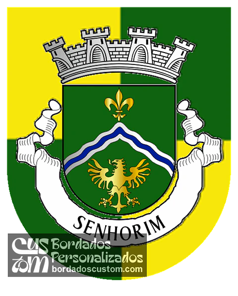 Emblema Bordado Freguesia de Senhorim (Nelas, Viseu)