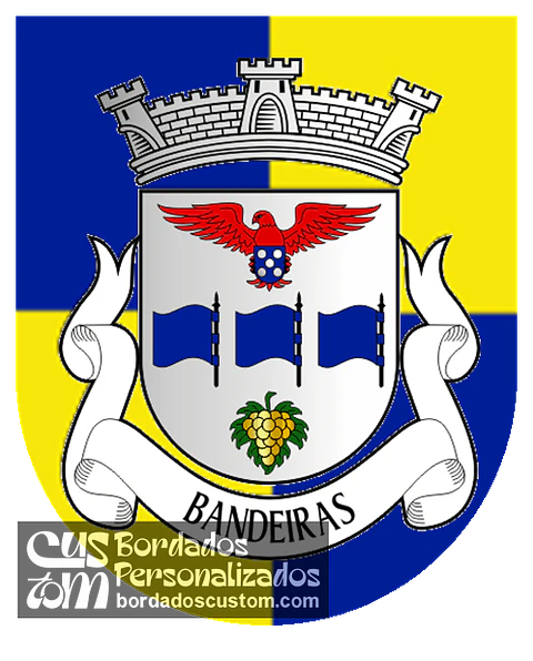 Emblema Bordado Freguesia de Bandeiras (Madalena, Açores)