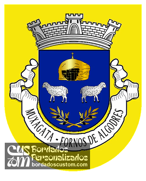 Emblema Bordado Freguesia de Muxagata (Fornos de Algodres, Guarda)