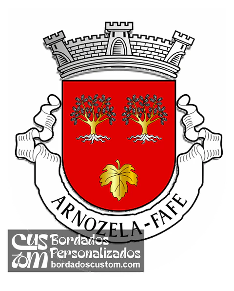 Emblema Bordado Antiga Freguesia de Arnozela (Fafe, Braga)