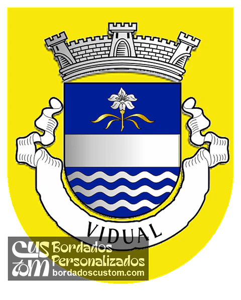 Emblema Bordado Antiga Freguesia de Vidual (Pampilhosa da Serra, Coimbra)