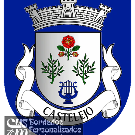 Emblema Bordado Freguesia de Castelejo (Fundão, Castelo Branco) 1